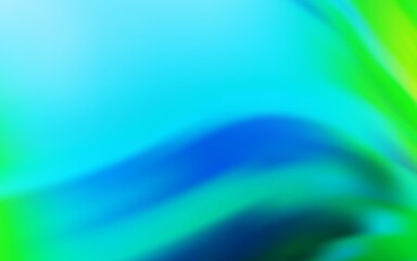Light Blue, Green vector colorful blur background. An elegant bright illustration with gradient. Background for a cell phone.