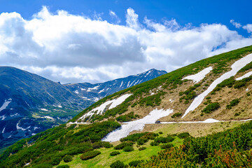 Snowy Road in Bulgarian Mountains