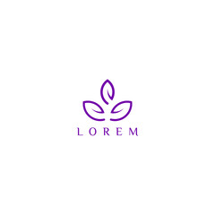 Yoga/healing/fitness logo design vector template