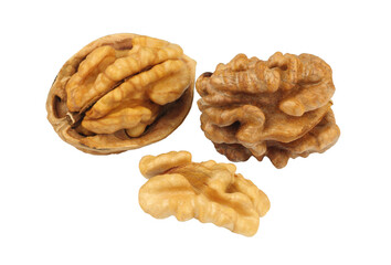 Walnut isolated on white background