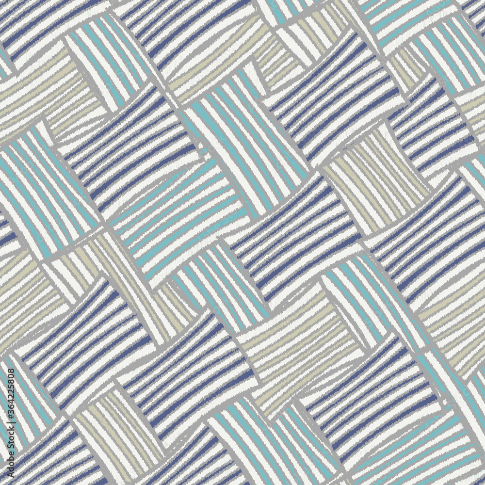 Aufkleber Seamless abstract pattern with the image of geometric shapes and lines. 
