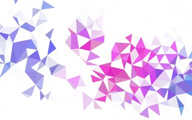 Obraz premium Light Blue, Green vector triangle mosaic background. Creative geometric illustration in Origami style with gradient. Polygonal design for your web site.