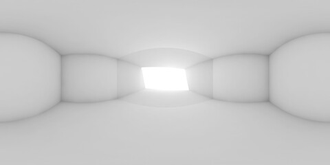 Abstract empty white interior, 3d panorama © evannovostro