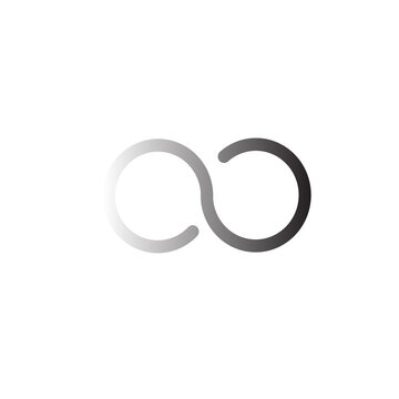 Infinity line icon vector