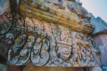 Beautiful ancient thai temple