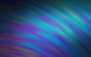 Light BLUE vector background with wry lines. Colorful geometric sample with gradient lines.  Template for cell phone screens.