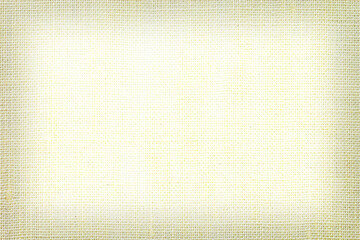 Yellow linen fabric texture or background