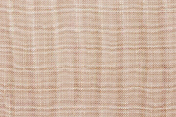 Brown linen fabric texture or background