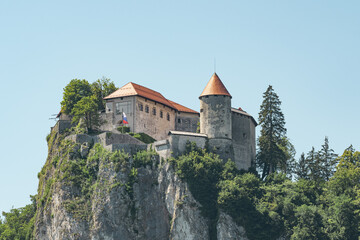 The castle of Bled, Slovenia