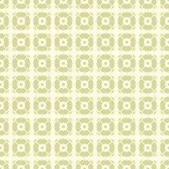 Floral seamless pattern. Olive green background