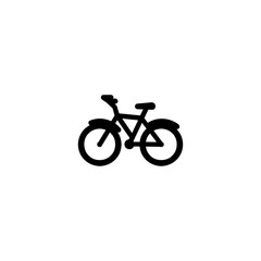 Bicycle Flat Vector Icon. Isolated Blue Cycle Illustration