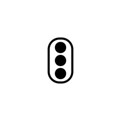 Traffic Light Flat Vector Icon. Isolated Stoplight Road Sign Illustration Symbol - Vector