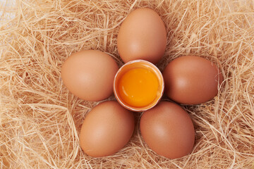 Eggs are very high in nutrients.