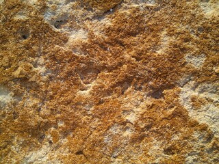 Beautiful sandstone structure close-up, abstraction.