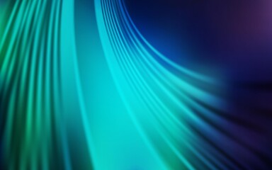 Light Blue, Green vector background with curved lines. Colorful illustration in abstract style with gradient. A new texture for your  ad, booklets, leaflets.