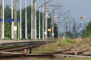 RAILWAY TRANSPORT - Small rural station with platform and infrastructure
