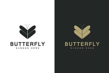 Letter B butterfly logo design template. simple illustration graphic for use brand identity business fashion, spa, and cosmetic.