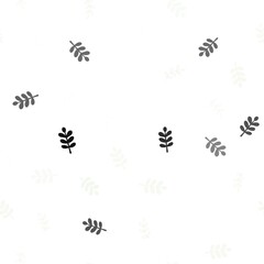 Light Multicolor vector seamless elegant wallpaper with leaves. Blurred decorative design in Indian style with leaves. Pattern for design of fabric, wallpapers.