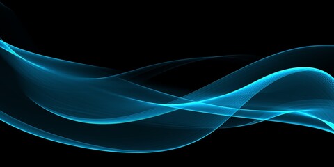 Color light blue abstract waves design
