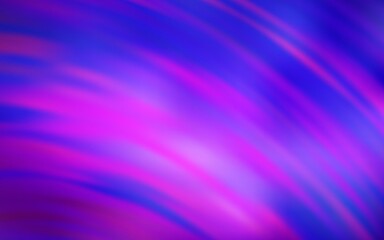 Fototapeta premium Light Purple, Pink vector texture with bent lines. Modern gradient abstract illustration with bandy lines. A completely new template for your design.