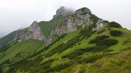 The Saddle, an impressive peak in the High Tatras alps