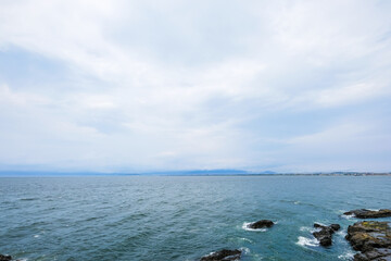 江ノ島の海