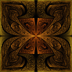 3d effect - Abstract fractal graphic