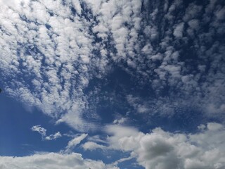 Obraz premium blue sky with clouds