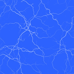 Marble seamless pattern. Abstract background. Wire texture in blue and white colors