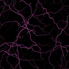 Marble seamless pattern in black and purple colors. Wire texture in black and purple colors. Abstract background