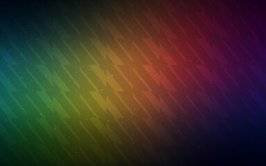 Fototapeta premium Dark Green, Red vector background with stright stripes. Shining colored illustration with sharp stripes. Template for your beautiful backgrounds.
