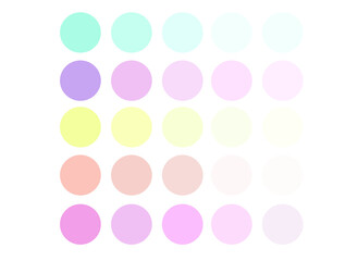 Summer color palette for Highlights of Cover Stories