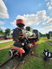 Old steam narrow gauge railway locomotive in open air museum in Sochaczew, Poland © TOMASZ