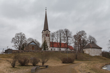 Lutheran church of St. Nicholas in the village of Kose, Estonia