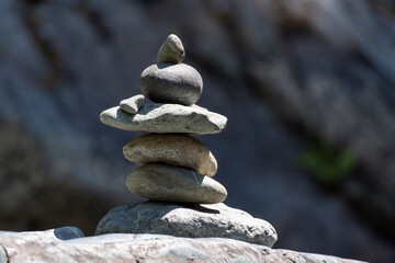 stack of stones in Canada