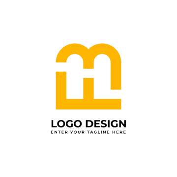 Creative letter logo FB, FM vector for business