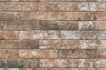 Brown decorative brick texture