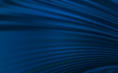 Dark BLUE vector backdrop with bent lines. Modern gradient abstract illustration with bandy lines. Abstract design for your web site.