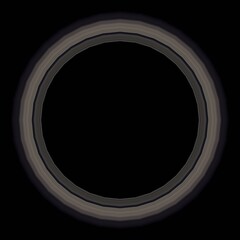 Saturn's ring, upper corner. Saturn's ring. 3d rendering. © Sudakarn