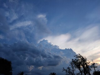 clouds in the sky