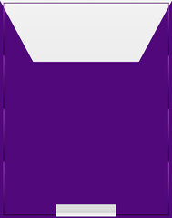 Modern Violet Empty Frame Template Design-For Social Media, Banner, Poster, Flyer & Card.