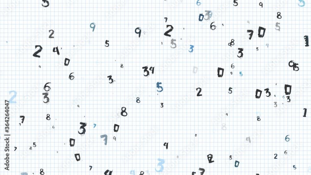 Poster the camera flies past a swarm of letters.close-up.abstract background for different events and proje