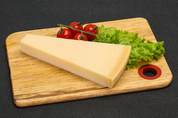 Italian traditional parmesan cheese triangle