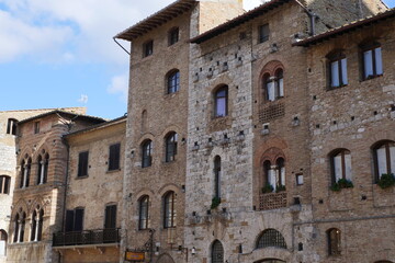 Obraz premium Village Italie Ancien Batiment Vieux