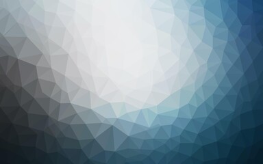 Light BLUE vector abstract polygonal background. A completely new color illustration in a polygonal style. A new texture for your web site.