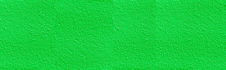 Panorama of Green cement wall texture and seamless background