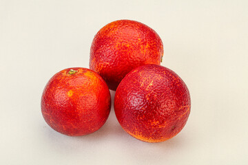 Red sweet orange over background