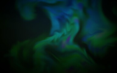 Dark Green vector blurred shine abstract texture. New colored illustration in blur style with gradient. Blurred design for your web site.