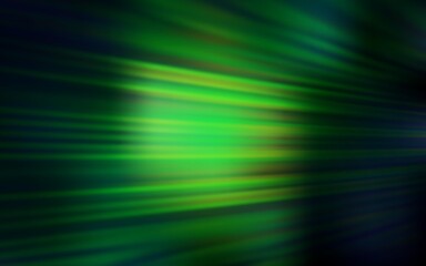 Dark Green vector pattern with sharp lines. Colorful shining illustration with lines on abstract template. Best design for your ad, poster, banner.