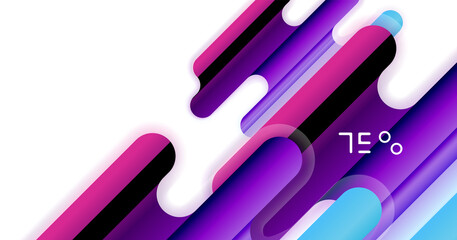 Abstract liquid lines geometric background